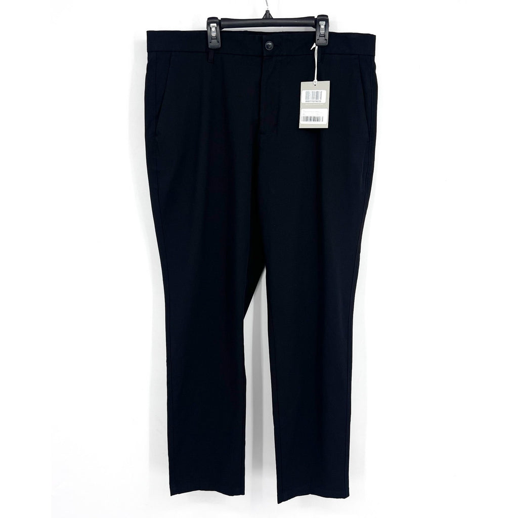 EVERLANE Uniform Mens Performance Chino Pants 36x30 Black Athletic Fit NWT