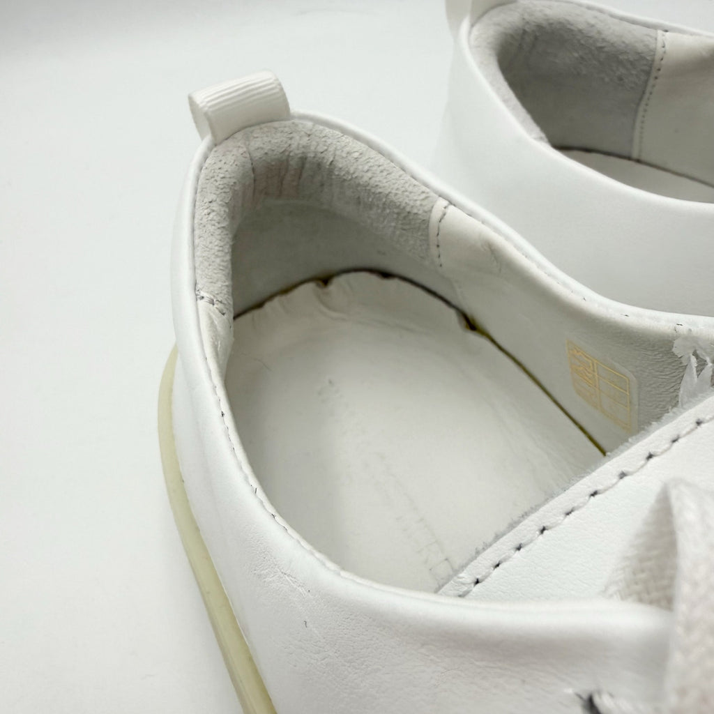 Wolf & Shepherd Cruise Lace Up Sneakers Mens 8 Womens 9.5 White Leather NIB