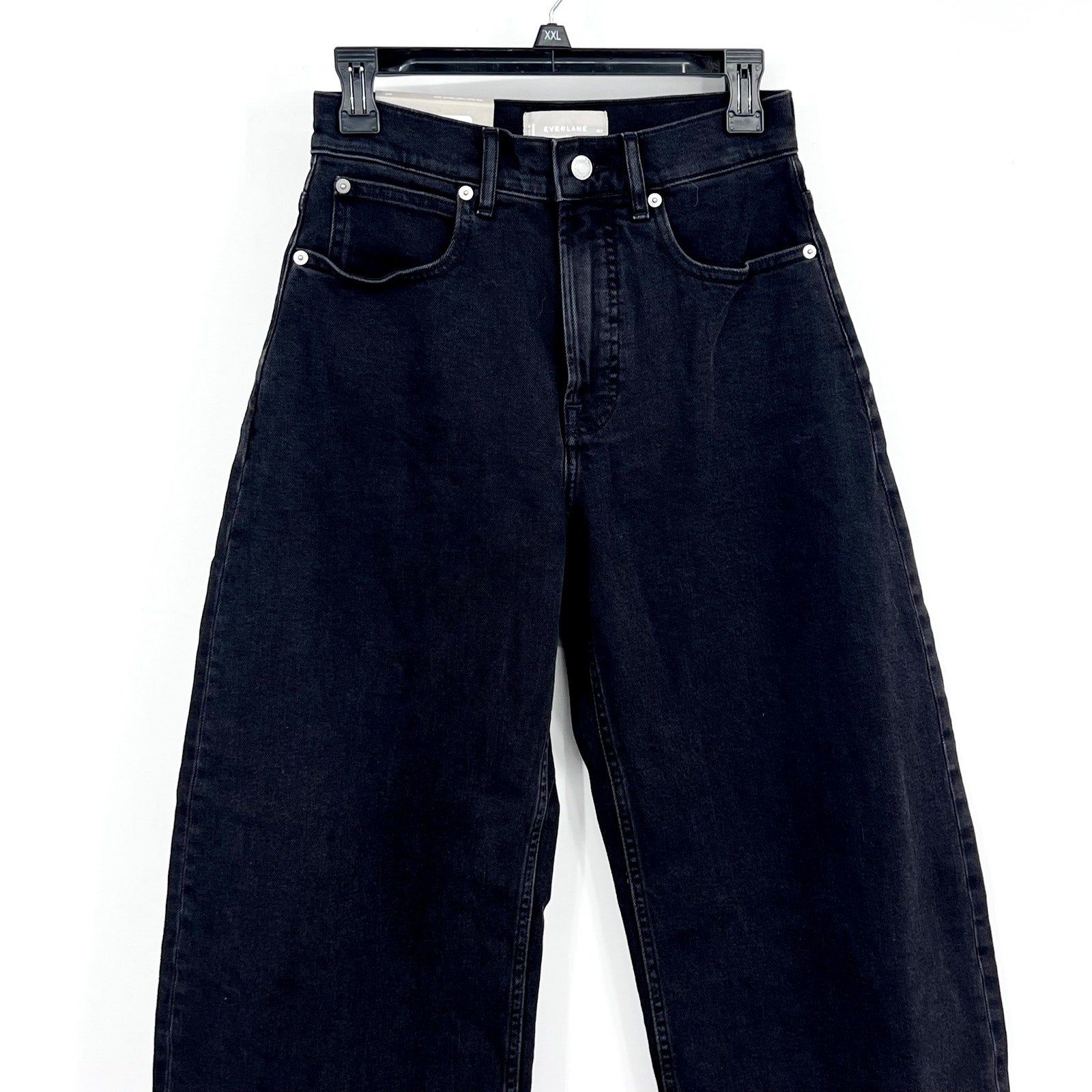 EVERLANE Women's The Way-High Curve Jeans 26R US 2 Washed Black NWT