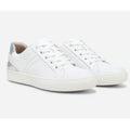 Naturalizer Women's Morrison Casual Sneakers Size 9 M White Silver Leather NIB