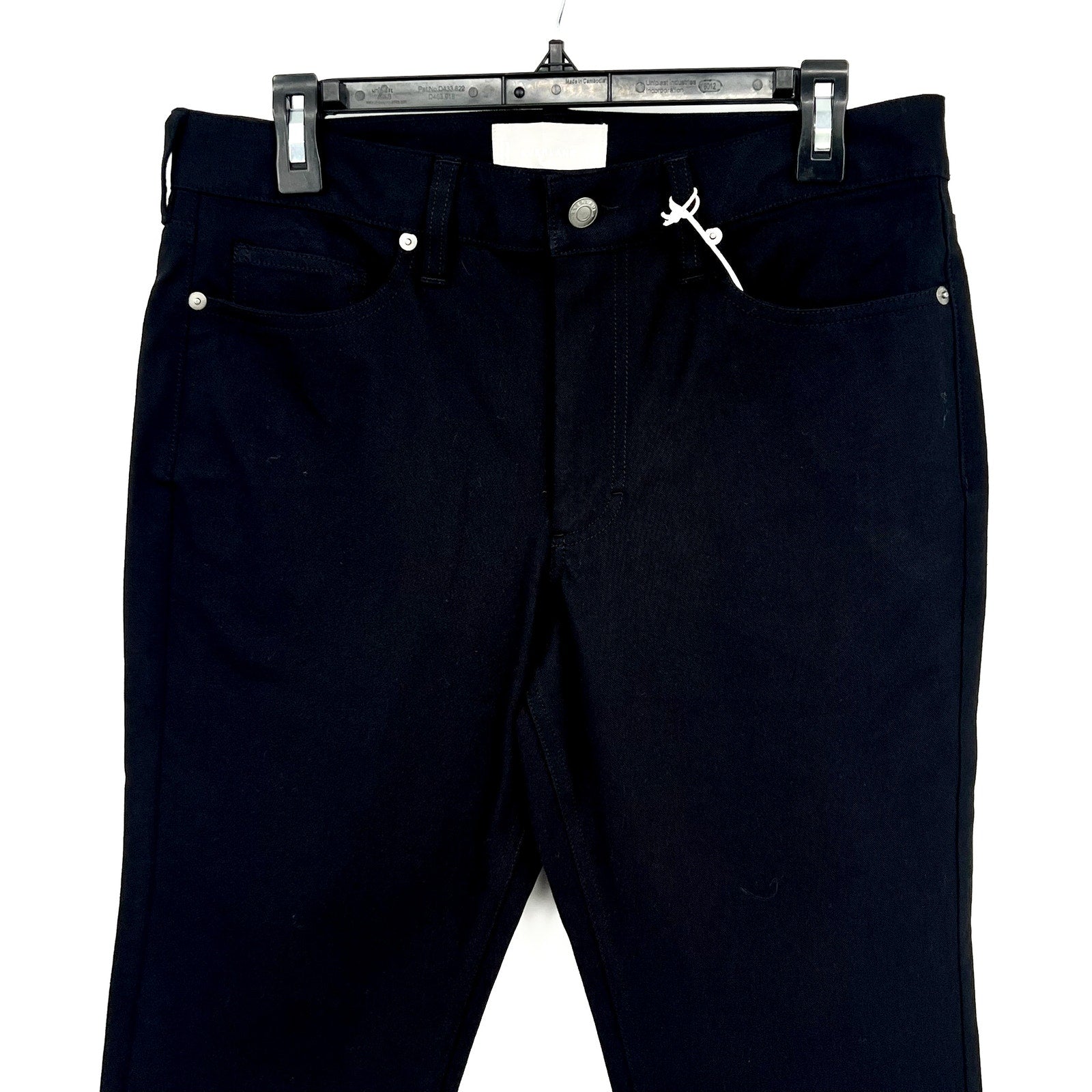 EVERLANE Men's The Performance 5-Pocket Pants 30x30 Black Chinos Stretch NWT