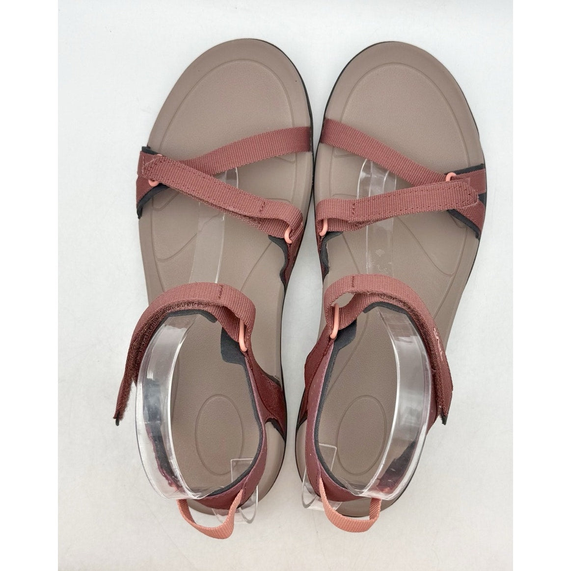 TEVA Womens Verra Sport Sandals Size 11 EU 42 Red Brown Quick Dry NIB