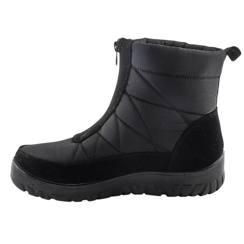 Flexus Spring Step Womens Lake Effect Snow Boots US 5.5-6 Black Waterproof NIB