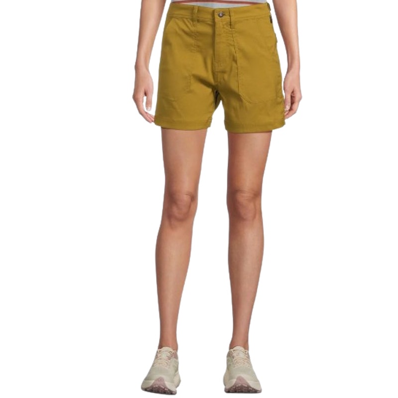 PRANA Women's Stretch Zion Cargo Shorts Size 10 Retro Olive Green 5" Inseam NWT