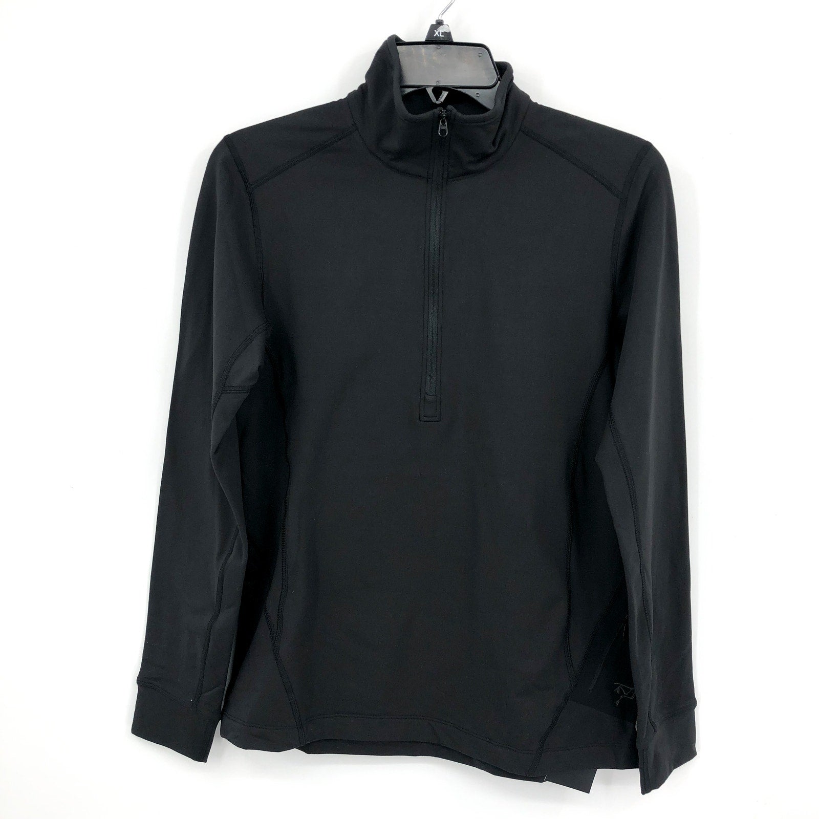ARC'TERYX Women's Rho LT Zip Neck Sweatshirt XXL Black Long Sleeve NWT