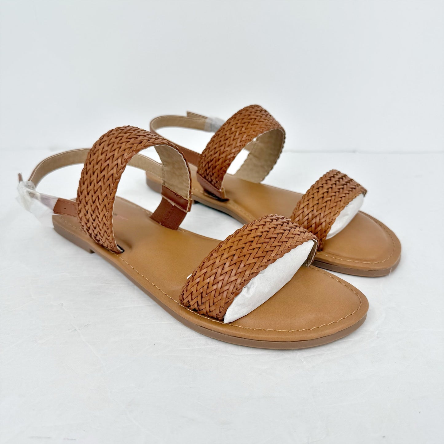 Isaac Mizrahi Live Womens Rosalyn Sandals US 9 M EU 39 Brown Tan NIB