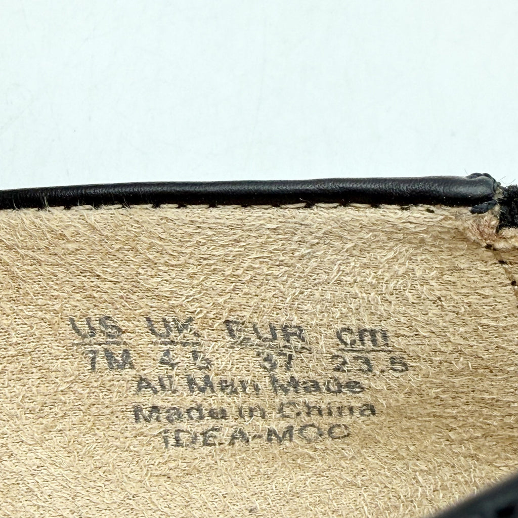 SOUL Naturalizer Womens Idea Moc Loafers US 7 M EU 37 Black Vegan Leather NIB