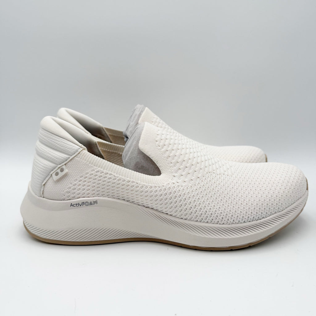 Ryka Womens Fling Slip On Casual Sneakers Size 11 Wide EU 42 White NIB