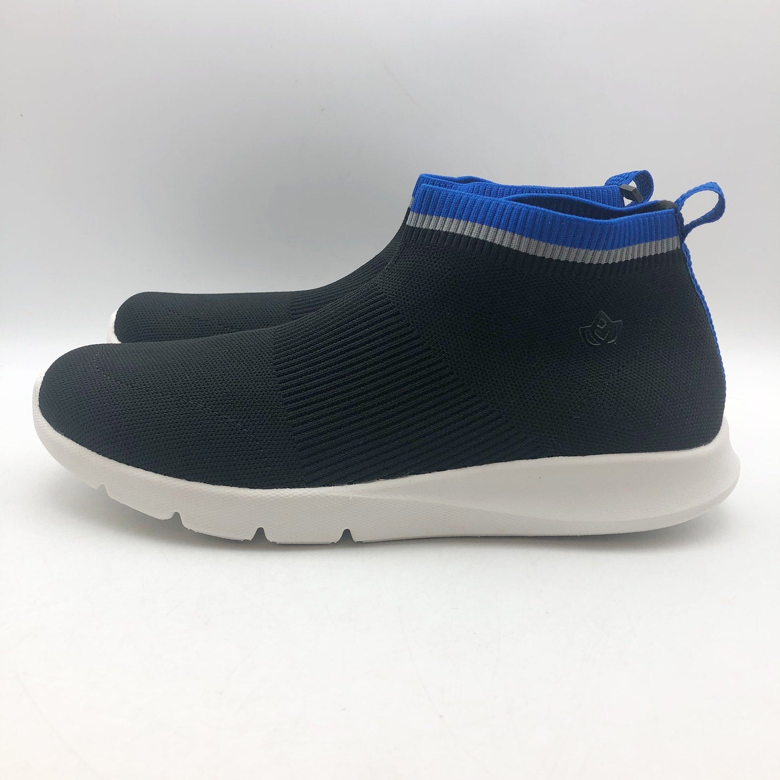 Spenco Waco Womens Pure Love Knit Sneakers 10 WIDE  Black Slip On NIB