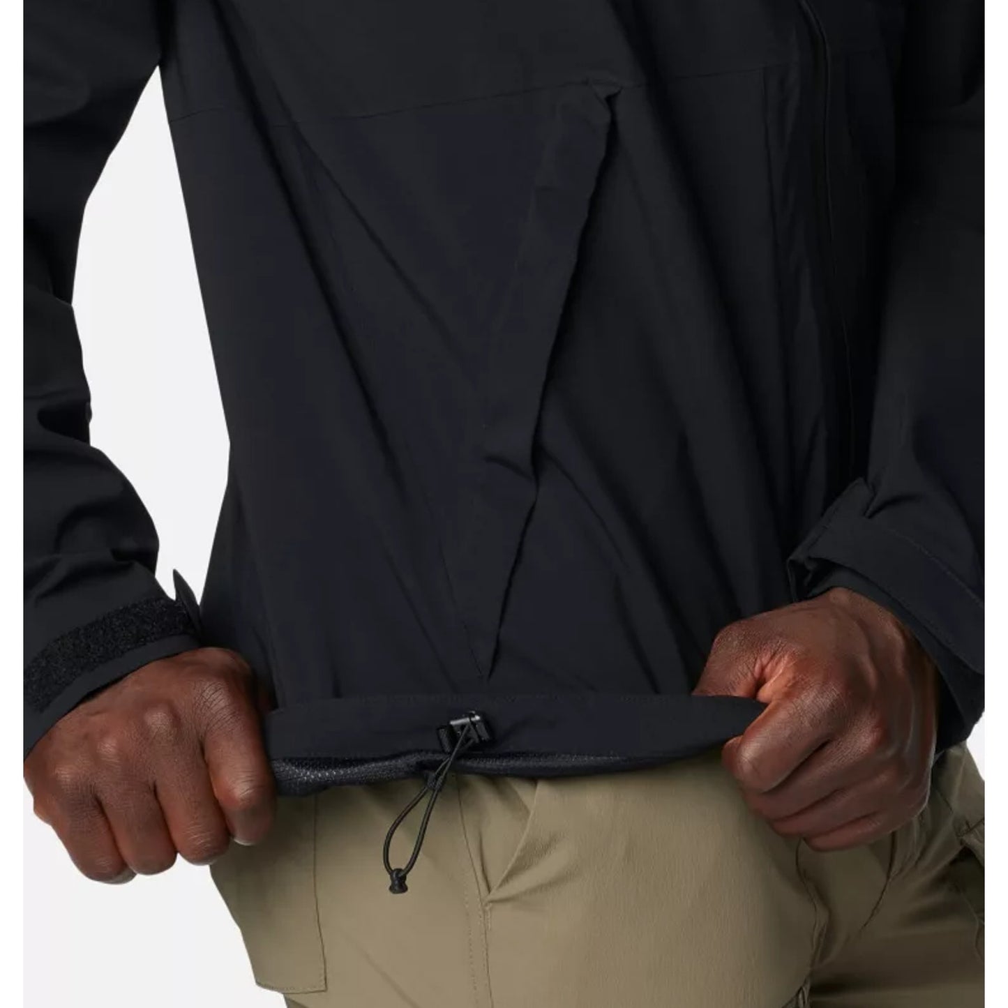 Columbia Mens Altbound Waterproof Jacket US Medium Black Hood Seam Sealed NWT