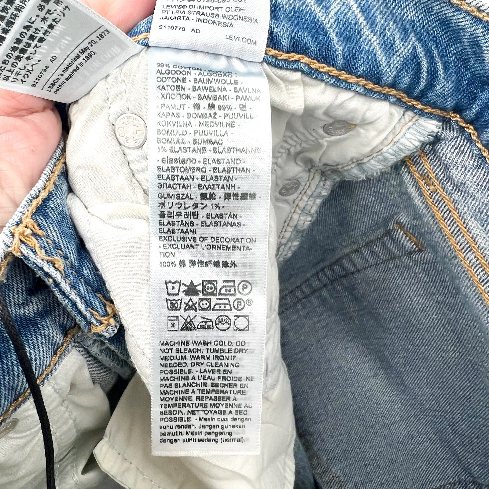 LEVI'S Womens Wedgie Straight Jeans 30x28 US 10 Calling All Blue 34964-0178 NWT