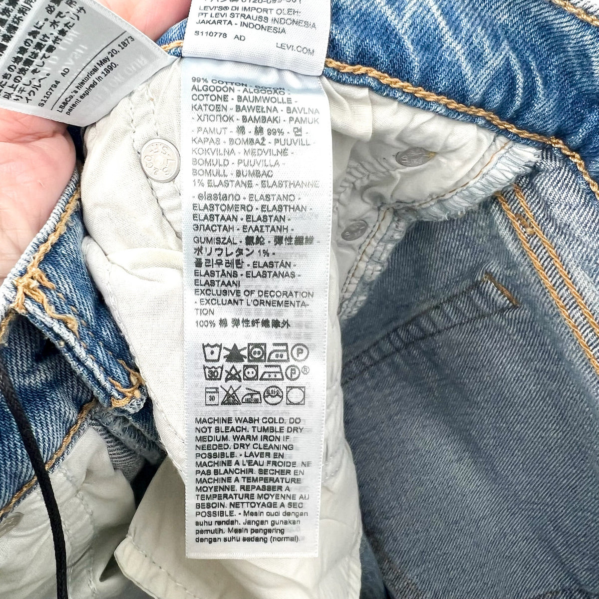 LEVI'S Womens Wedgie Straight Jeans 30x28 US 10 Calling All Blue 34964-0178 NWT