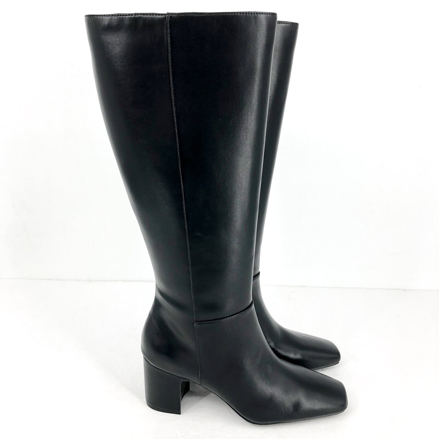 Anne Klein Womens Sawyer Heeled Knee High Boots US 10 Black NWOB