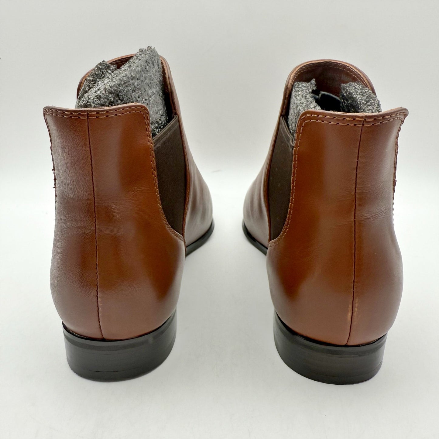 Cole Haan Womens Hara Bootie US 6.5 Wide EU 37 Dark Brown Leather NIB