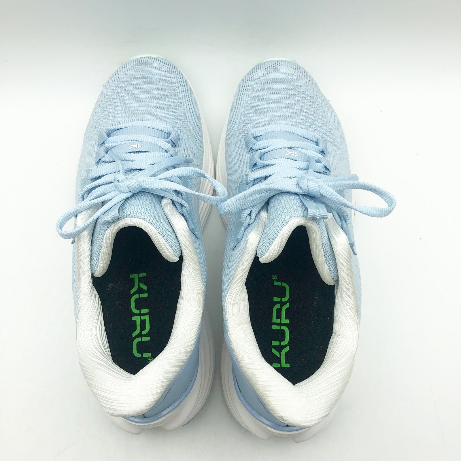 Kuru Womens Atom 2 Athletic Shoes Size 12 M Blue White Sneakers NWOB