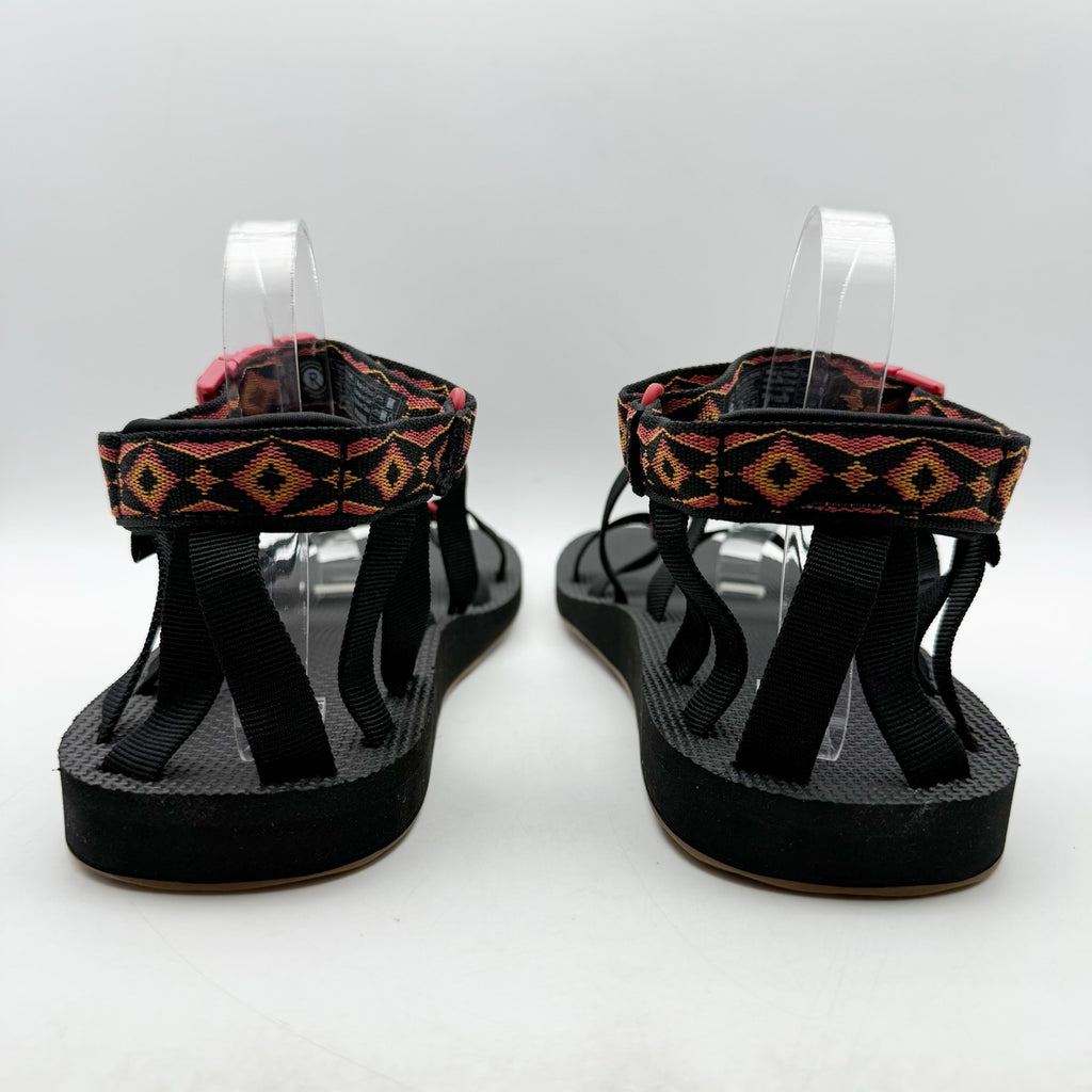 TEVA Mens Original Alp Revive Sandals US 10 EU 43 90s Archival Revival Black NIB