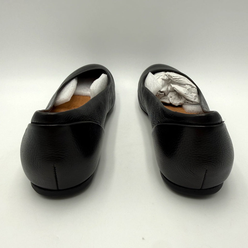 SoftWalk Womens Sonoma Ballet Flats Size 7 Wide Black Leather NWOB