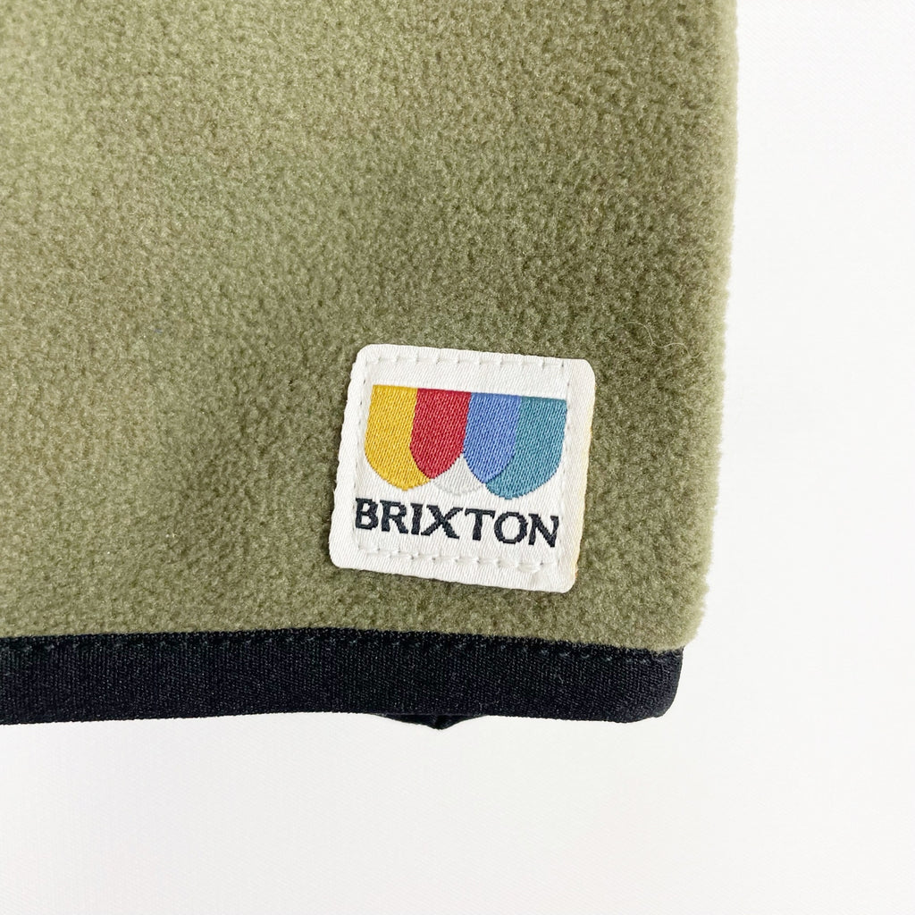Brixton Artic Fleece Gaiter Unisex OS Olive Green Outerwear Scarf NWT $24
