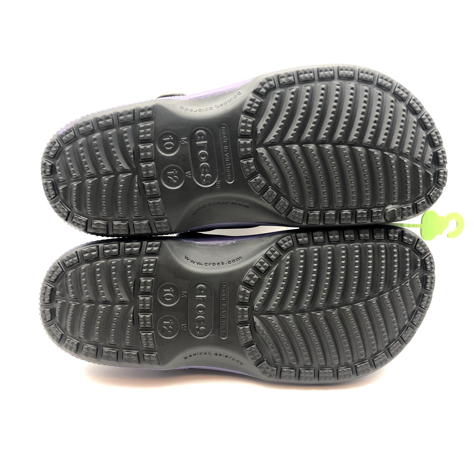 Crocs NBA Phoenix Suns Classic Clog Mens 10 Womens 12 Black Purple NWT