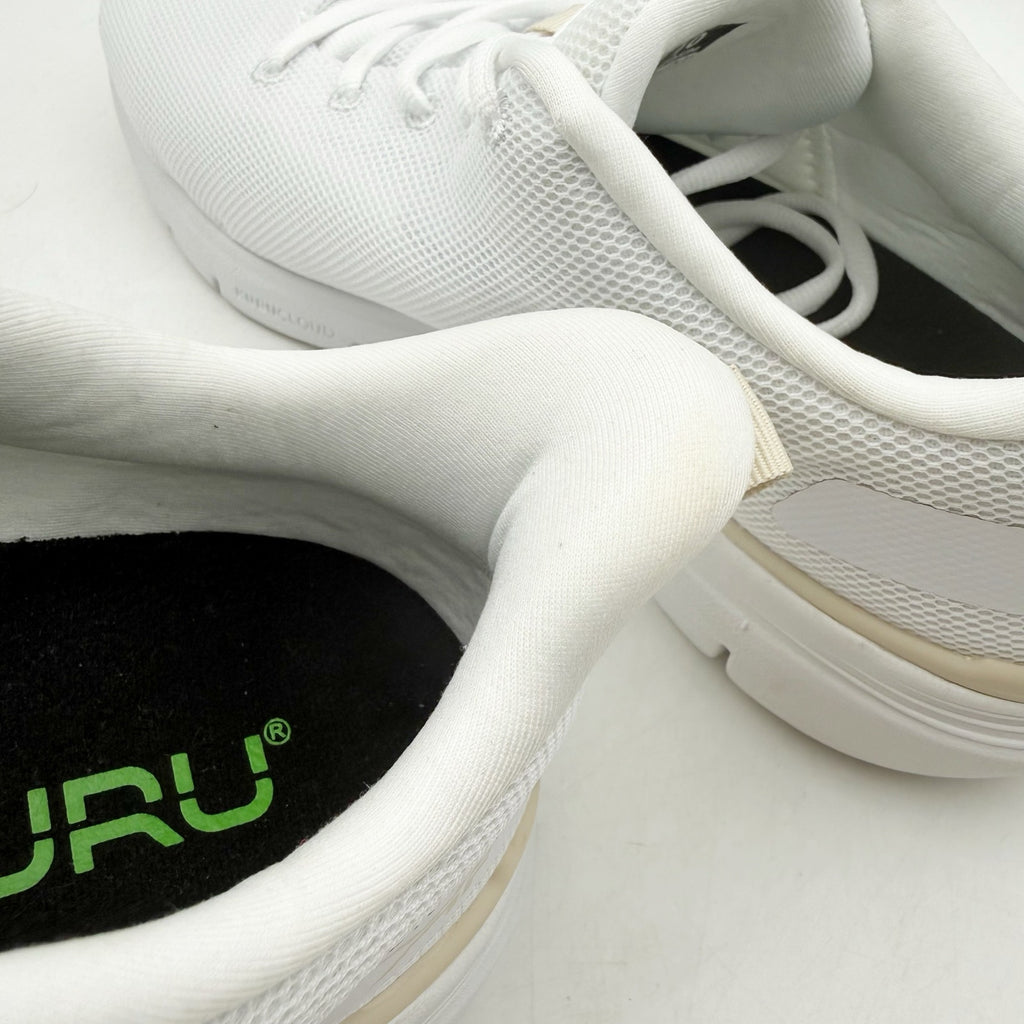 KURU Womens Flex Via Sneakers US 10 M White Athletic Shoes NWOB