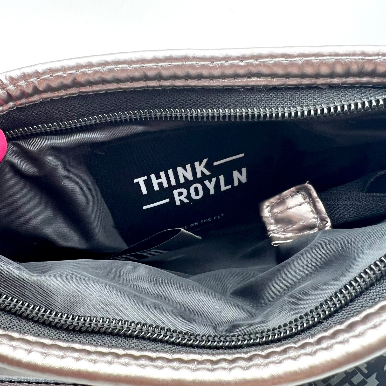 THINK ROYLN Quilted Crossbody Bum Bag 2.0 Cream Pearl Latte NWT