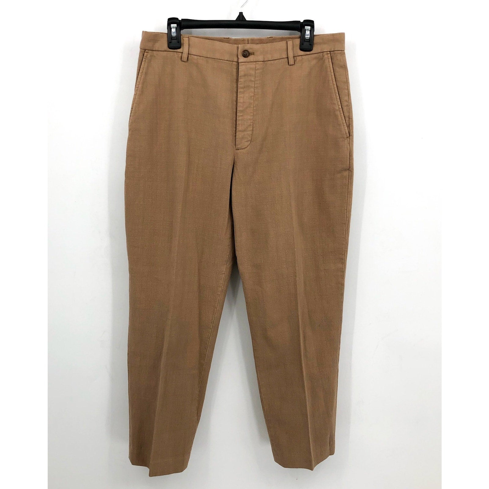 J.Crew Men's Kenmare Relaxed-fit Suit Pants 29x32 Tan Basketweave BM235 NWT