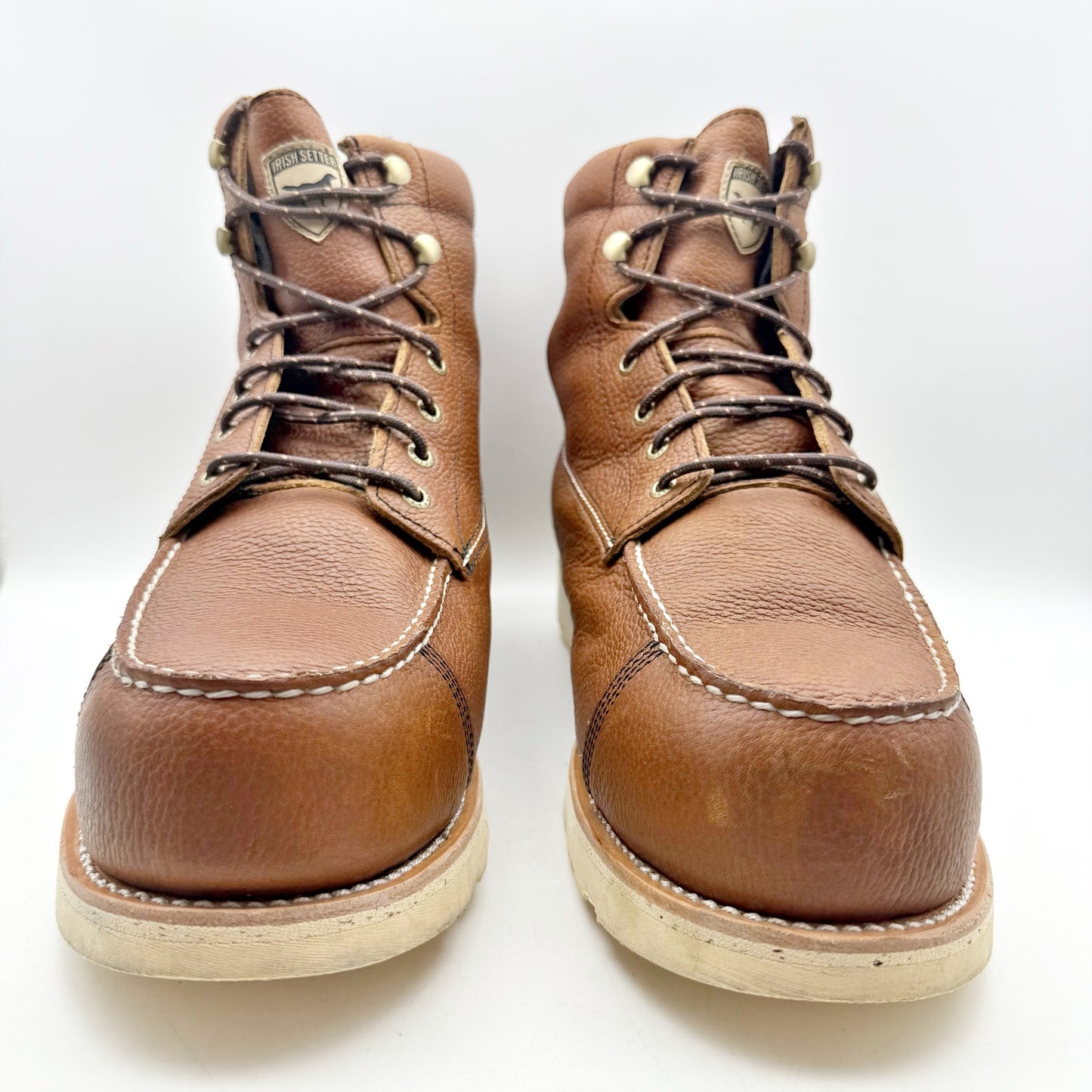 Irish Setter Mens Wingshooter 6" Work Boot 14 Wide Brown WP Composite Toe EH NIB