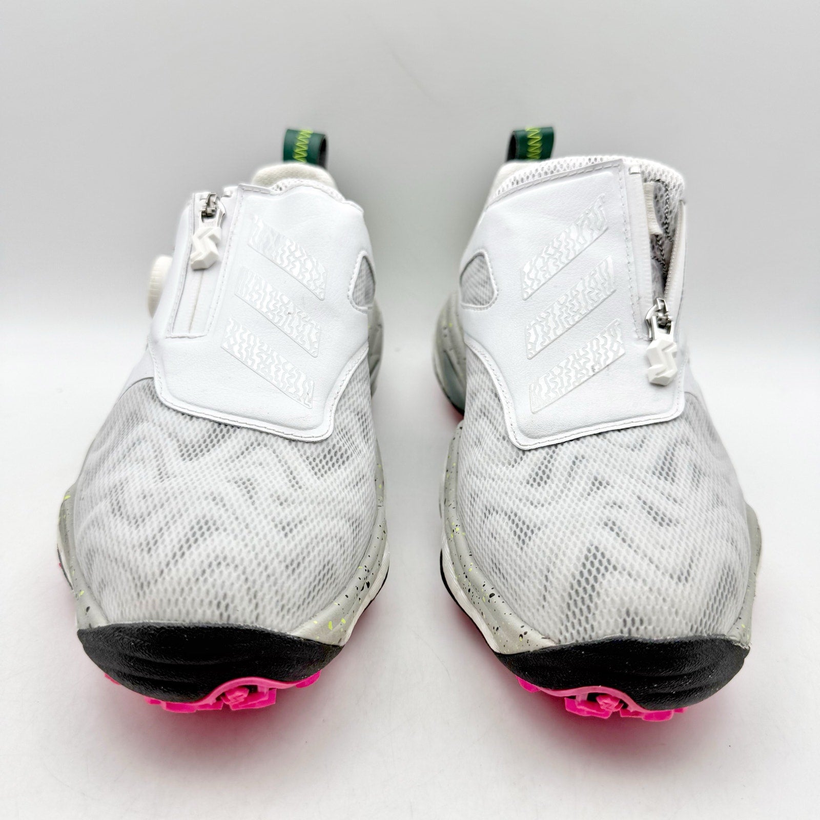 Adidas Womens Codechaos BOA 25 Golf Sneakers US 8 White Pink Athletic Shoes EUC