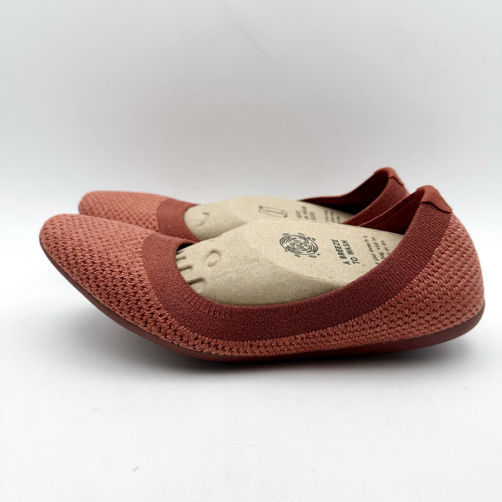 Allbirds Womens Tree Breezer Flats US 5 EU 35 Maroon Red Slip On NIB