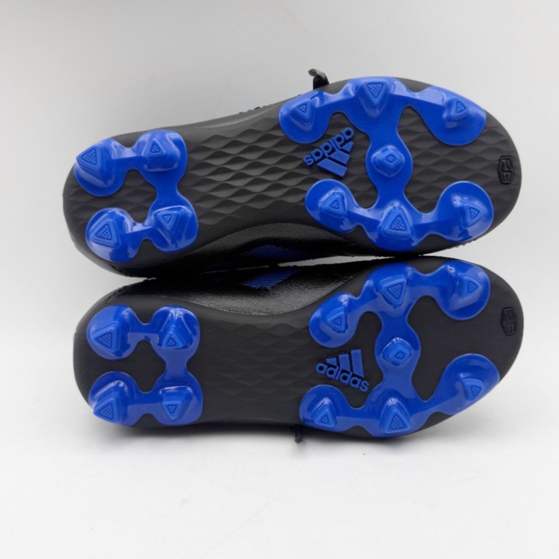 Adidas Youth Goletto VIII Firm Ground Soccer Cleats Size 10 Kids Black Blue NWOB
