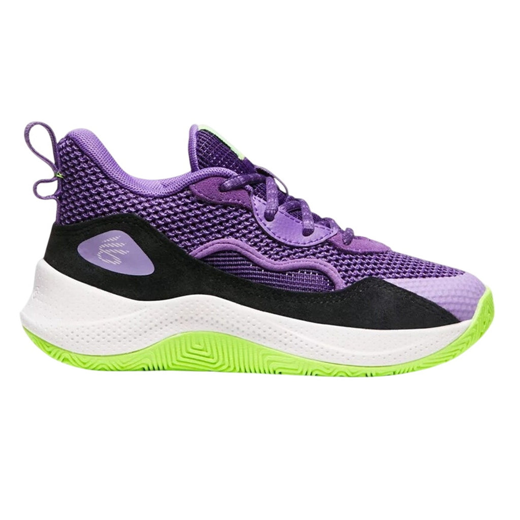 Under Armour Kids Curry 3Z 24 Basketball Shoes YOUTH SIZE 4.5 Purple NWOB