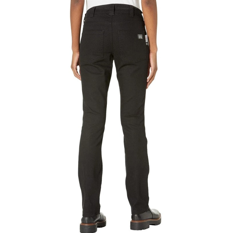 WOLVERINE Women's FR Flame Resistant Jeans Size 14 Black Stretch Mid Rise NWT