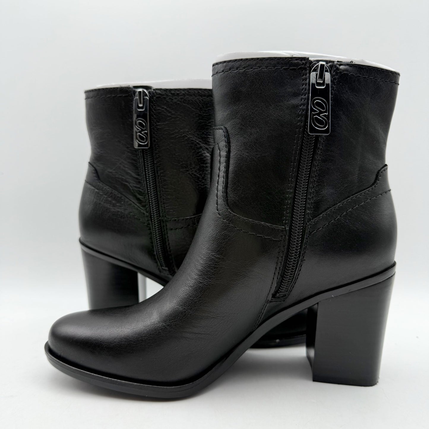 Naturalizer Womens Kalina Ankle Bootie US 6 M EU 36 Black Leather NIB