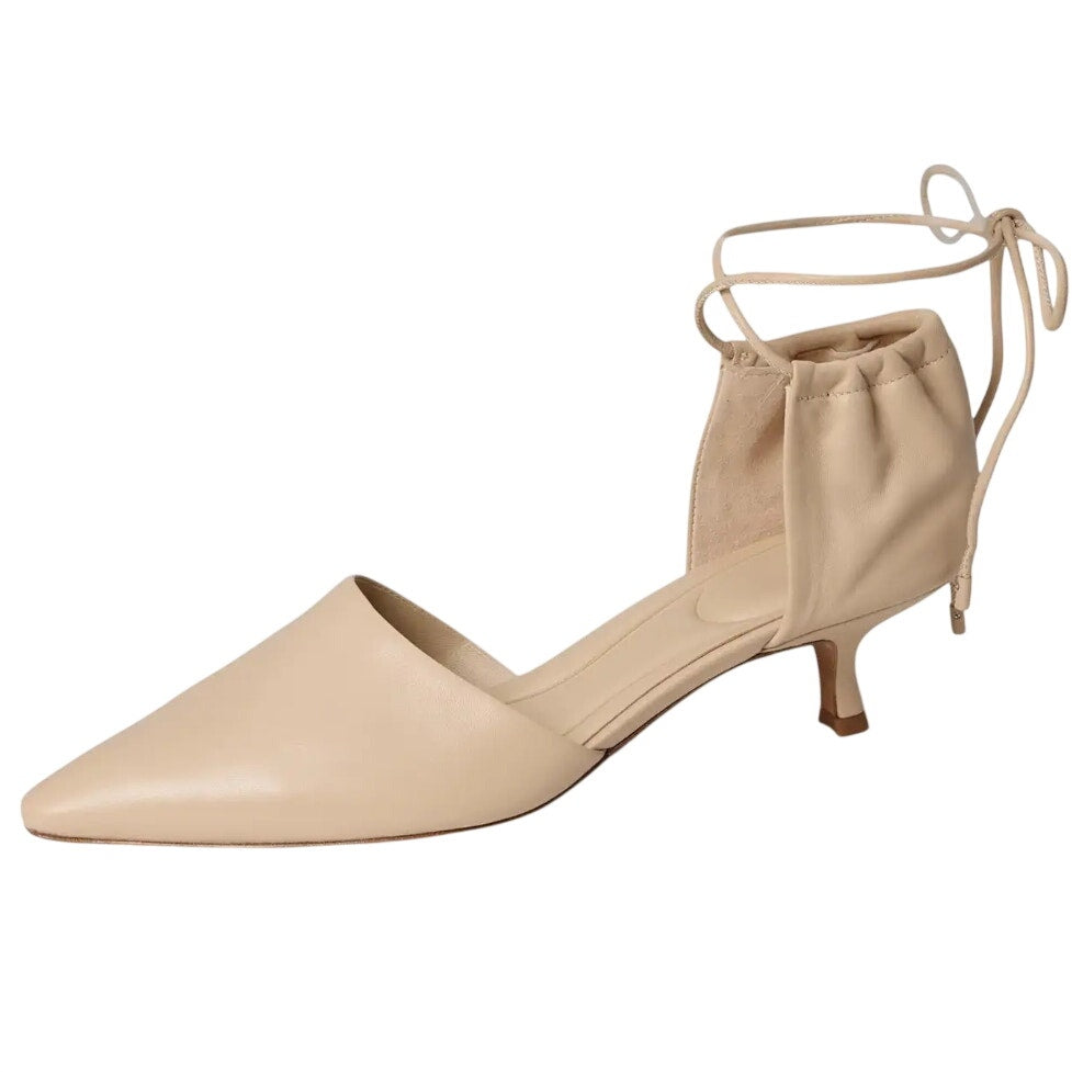 Vince Womens Sarai Pumps US 6.5 M EU 36.5 Sand Beige Leather NIB