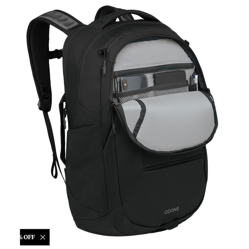 OSPREY Ozone Laptop Backpack 28L Black Water Resistant NWOT