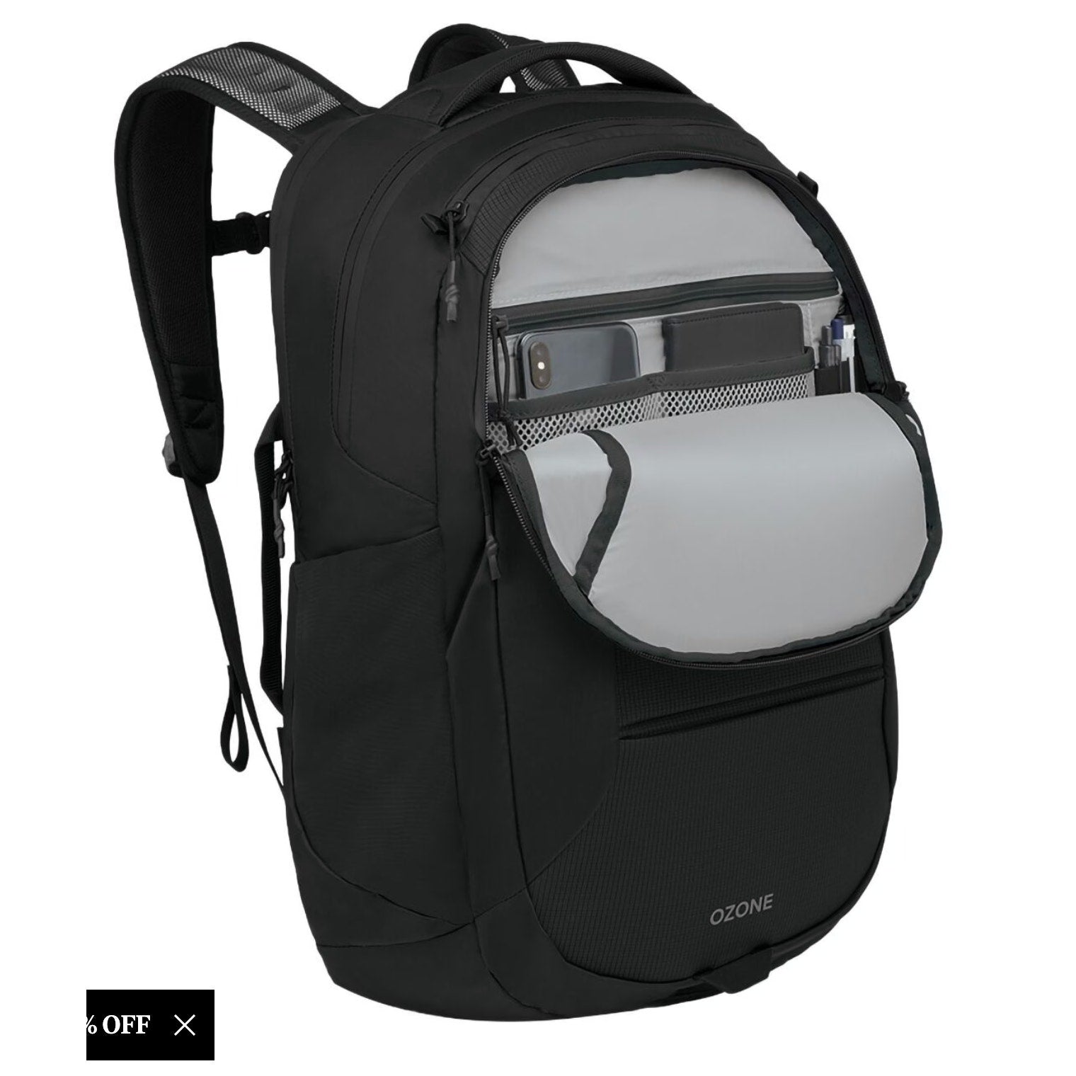 OSPREY Ozone Laptop Backpack 28L Black Water Resistant NWOT