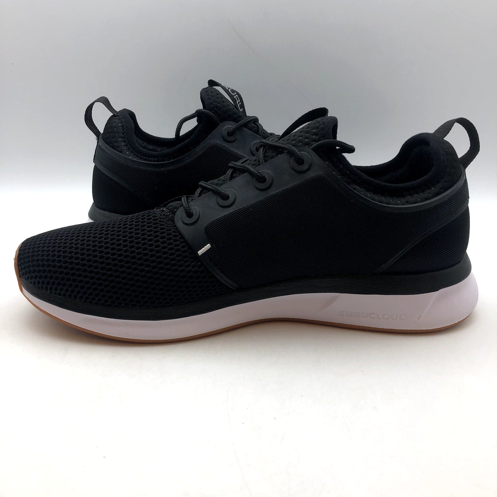 KURU Womens ATOM Athletic Sneaker Size 12 EU 44 Jet Black White Gum NIB