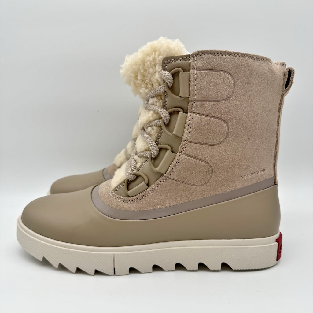 Sorel Womens Joan of Arctic Next Boots US 9.5 Taupe Tan Waterproof Insulated NIB