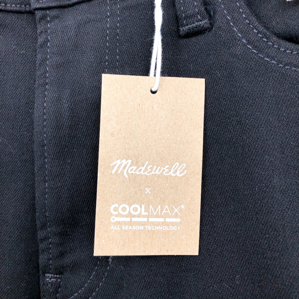 MADEWELL Men's Slim Jeans 38x32 Black Bainhart Wash ND479 COOLMAX Denim NWT