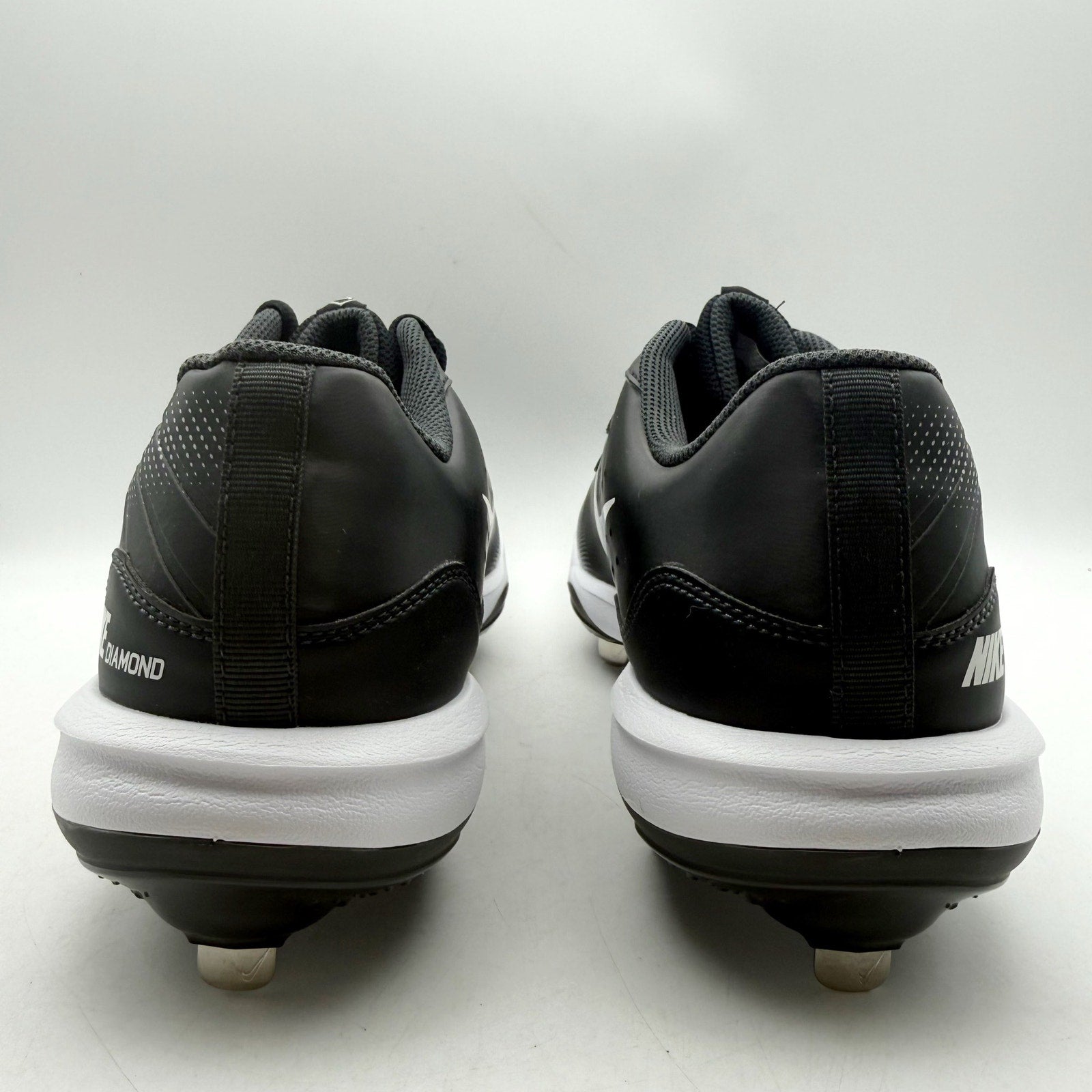 Nike Mens Alpha Huarache Varsity 4 Baseball Cleats US 13 Black Grey Metal NWOB