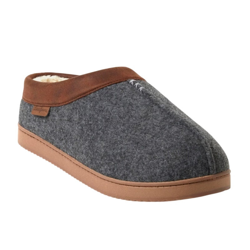 Dearfoams Mens Warner Clog Slippers US XL 13-14 EU 46.5 Grey NWT