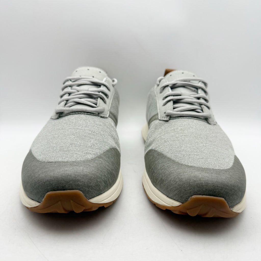 YORK Athletics Mens Henry Sweatshirt Casual Sneakers US 12 Gray Knit NIB