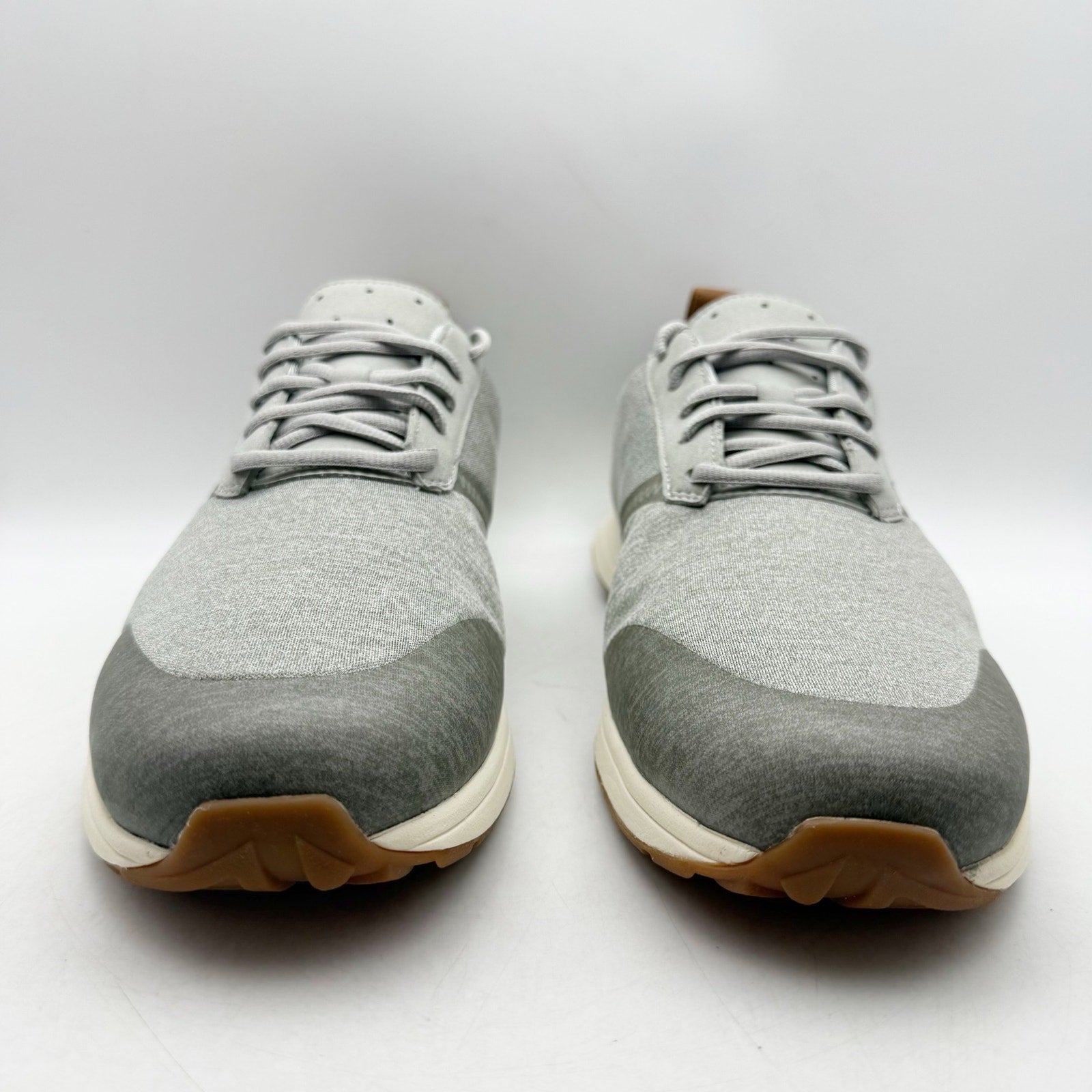 YORK Athletics Mens Henry Sweatshirt Casual Sneakers US 12 Gray Knit NIB