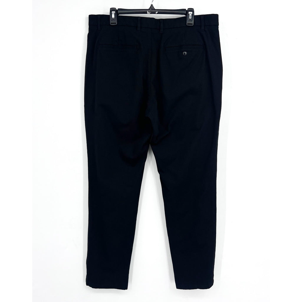 EVERLANE Uniform Mens Performance Chino Pants 36x32 Black Athletic Fit NWT