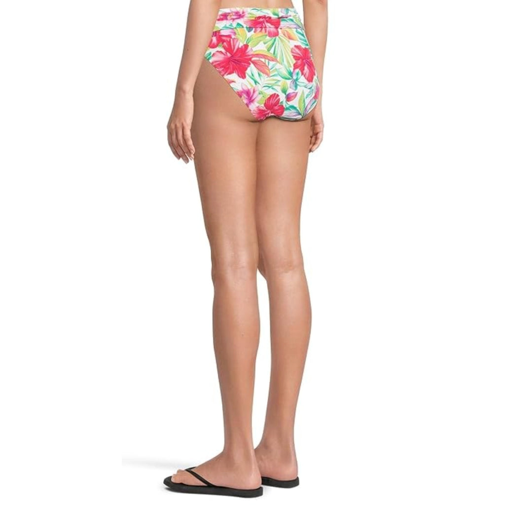 TOMMY BAHAMA Island Cays Fiesta Bikini Bottoms Medium White Pink Floral NWT