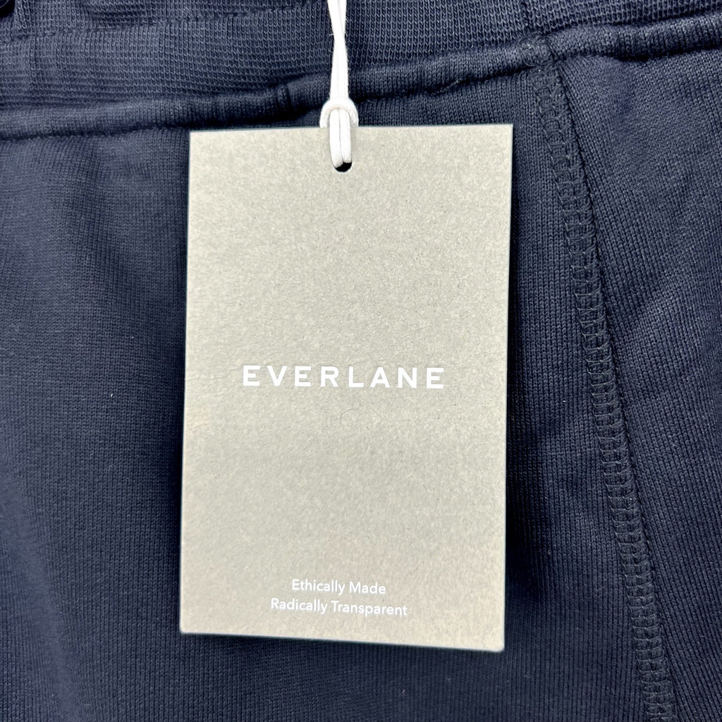 EVERLANE UNIFORM Men's French Terry Sweatpants XS Black Drawstring NWT