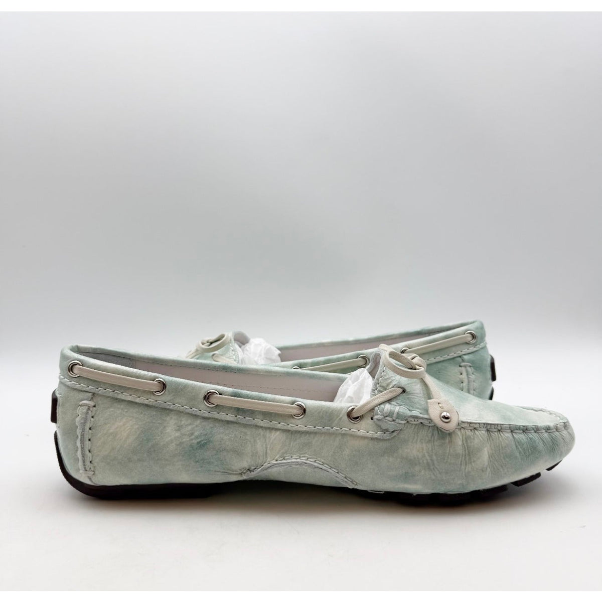 Marc Joseph NY Womens Cypress Hill Loafers Size 8.5 Green Mint Leather NWOB