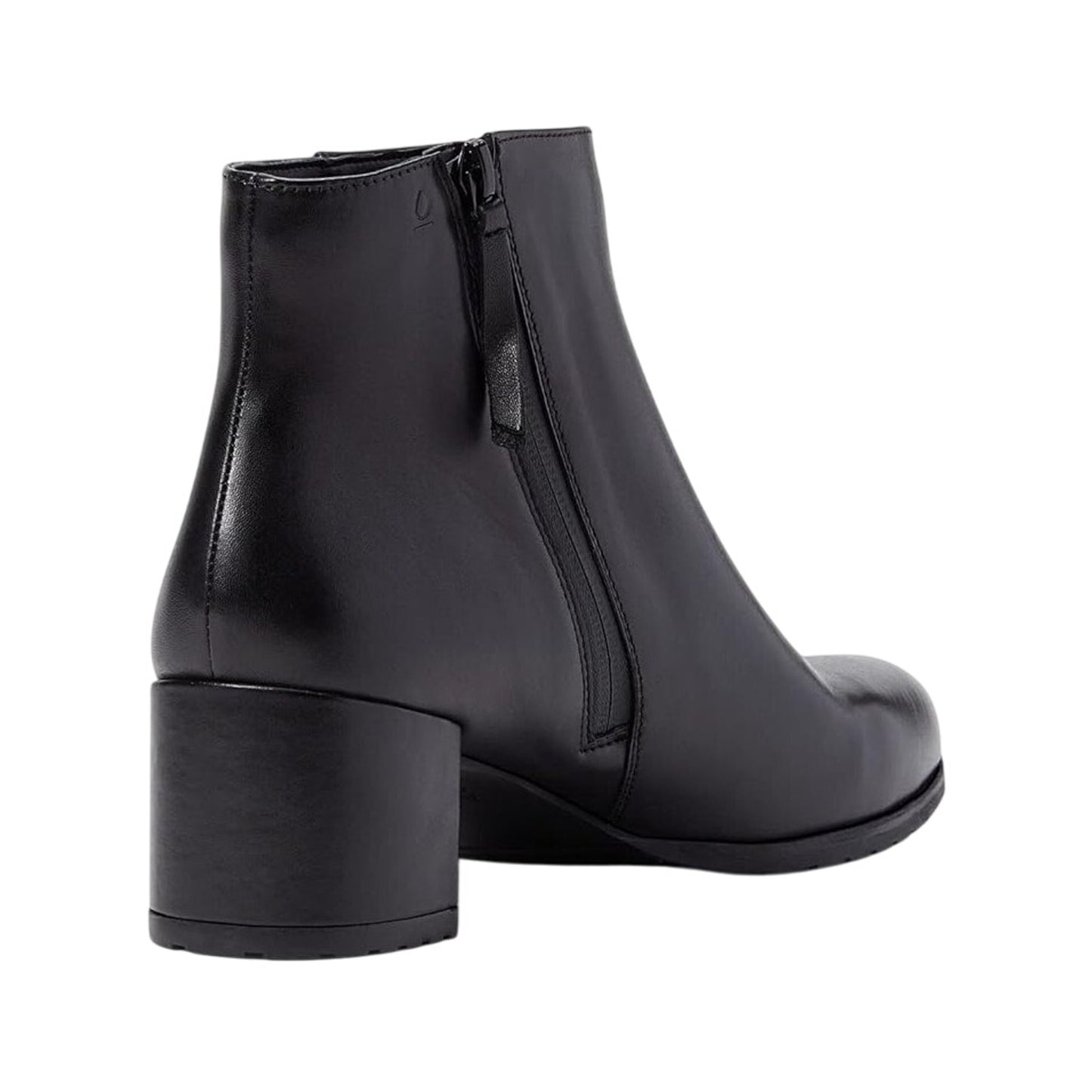 Naturalizer Womens Bay Bootie US 9 Wide EU 40 Black Leather Waterproof NWOB