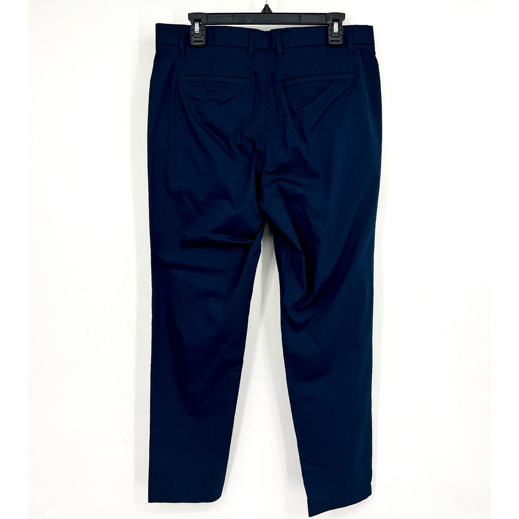 EVERLANE Mens Air Chino Pants 32x30 Navy Blue Stretch Cotton Poplin Slim Fit NWT