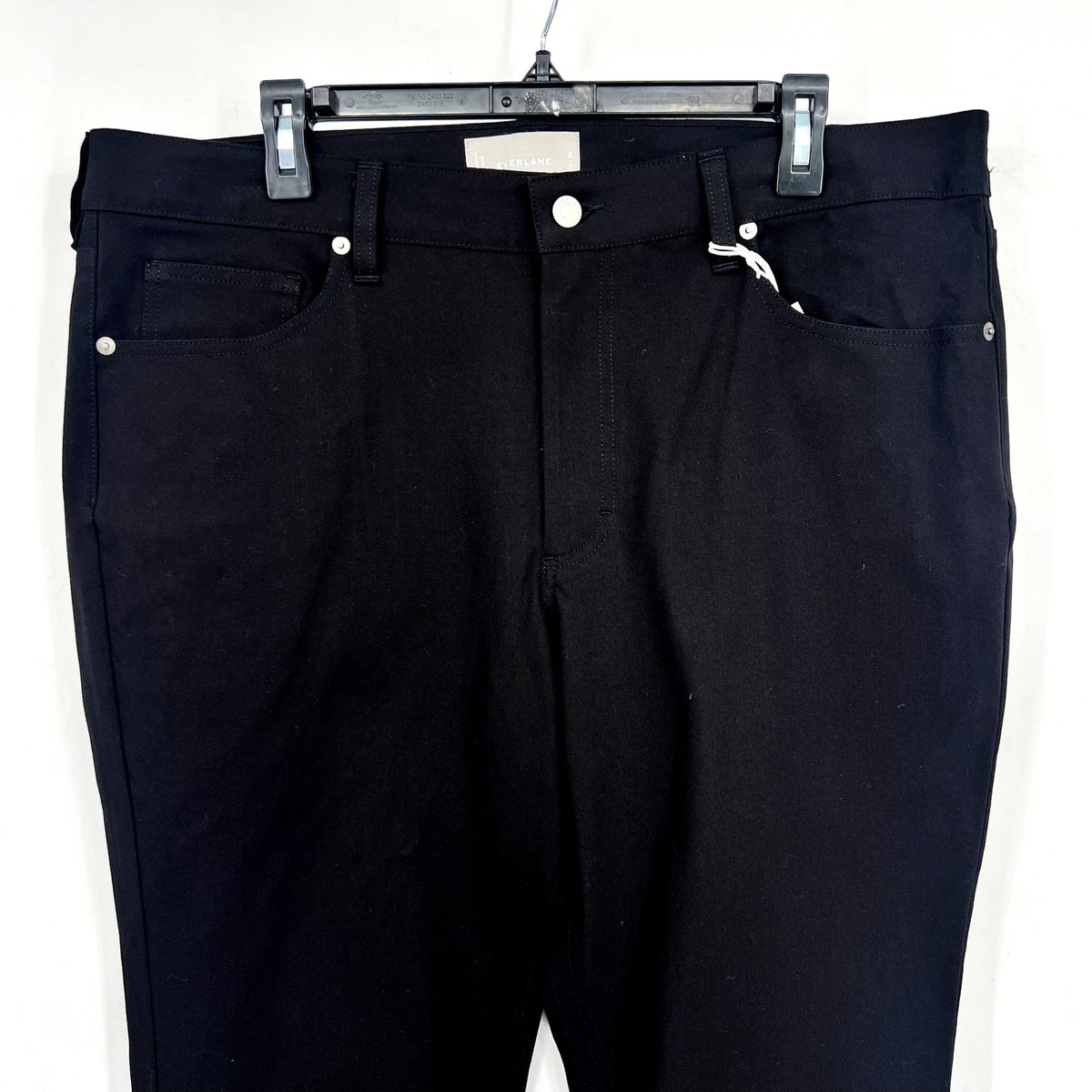 EVERLANE Men's The Performance 5-Pocket Pants 36x34 Black Chinos Stretch NWT